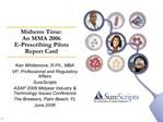 Midterm Time: An MMA 2006 E-Prescribing Pilots Report Card