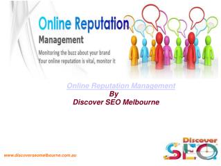 Online Reputation Management Melbourne