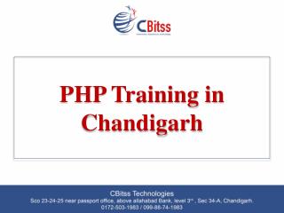 Php training in chandigarh