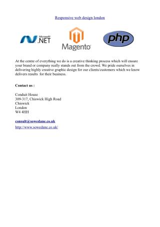 responsive web design london