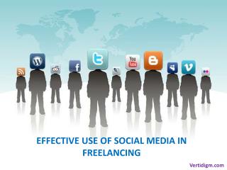 Effective Use of Social Media in Freelancing