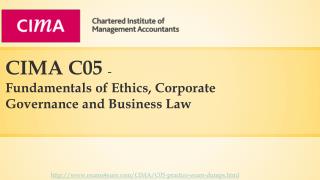 Cima C05 question papers and answers