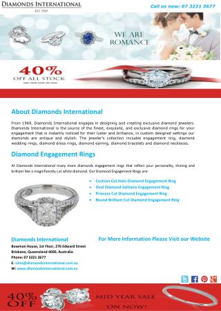 Diamonds International - Diamond Engagement Rings