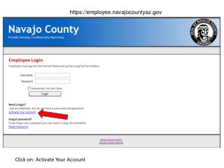 Click on: Activate Your Account