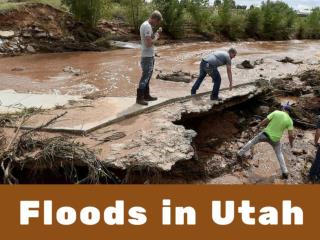 Flash floods hit Utah