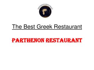 The Best Greek Restaurant