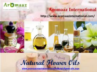 Buy online natural flower oils at aromaaz international