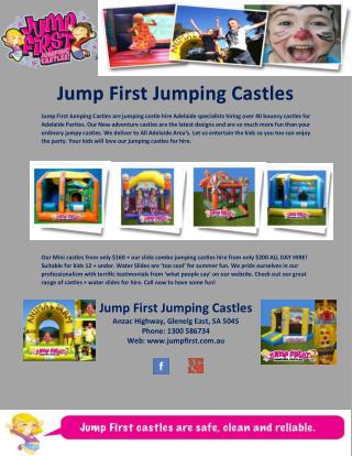 Jump First Jumping Castles