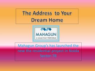 Mahagun Marvella –Residential Apartments In Noida