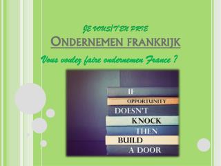 ondernemen in frankrijk