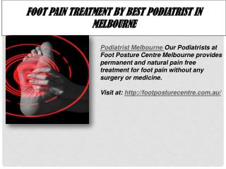 Podiatrist in Melbourne