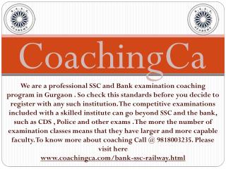 Perfect ssc & bank classes in gurgaon