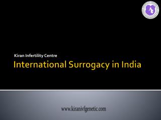 International Surrogacy in India