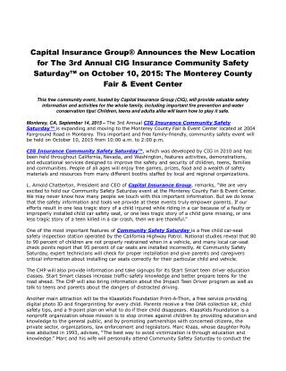 Capital Insurance Group® Announces the New Location