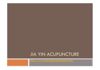 Traditional Chinese Medicine Treatment in Dublin - Jiayinacupuncture