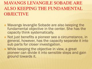 Mavangs levangile Sobade