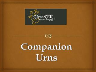 Companion Urns