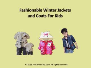 Fashionable Designer Winter Jackets for Children's