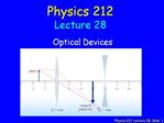 Physics 212 Lecture 28, Slide 1