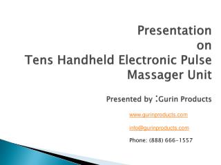 Santamedical Tens Electronic Pulse Massager
