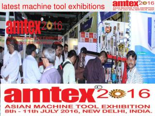 Latest machine tool events