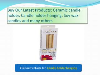 Best Candle Holder Hanging