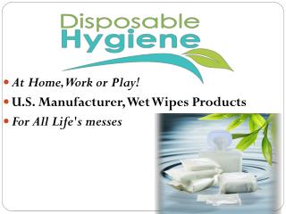 High Quality Wipe Products – Disposable Hygiene