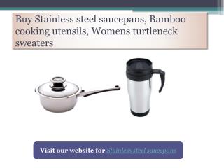 Best stainless steel saucepans