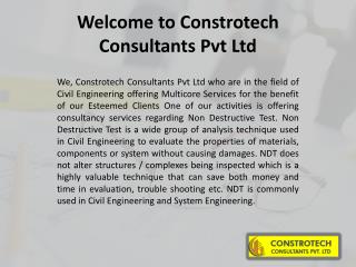 CONSTROTECH CONSULTANTS PVT LTD