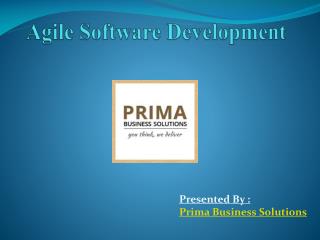 Agile Software Development and its Methodology