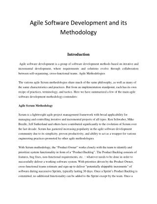 Agile_Software_Development_and_its_Methodology