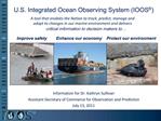 U.S. Integrated Ocean Observing System IOOS