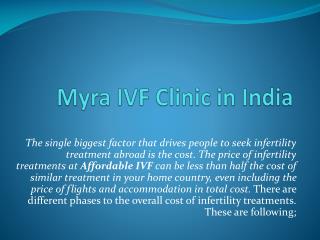 Myra IVF Clinic in India