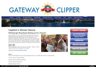 Captains Dinner Dance » Pittsburgh Riverboat Dining at Its Finest!