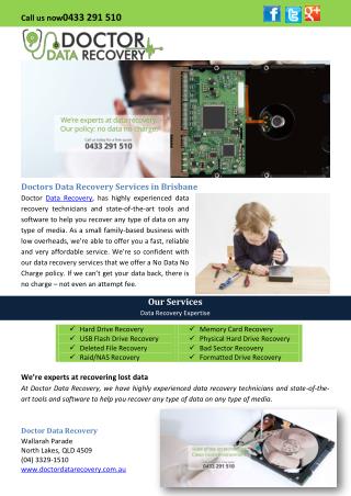 Doctors Data Recovery Services in Brisbane