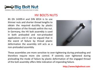 HSFG Bolts Manufacturers India