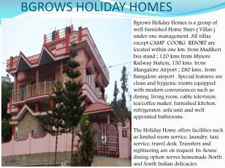 Bgrows holiday homes