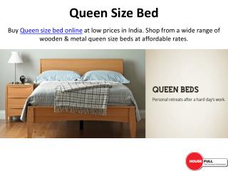 Buy Queen Size Bed online in India at Housefull.co.in