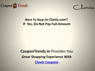 Clovia Coupons