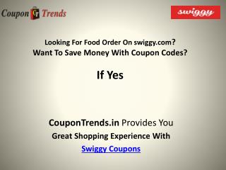 Swiggy coupons