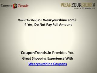 wearyourshine coupons