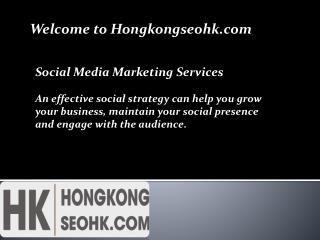 Social Media Marketing Company Hong Kong