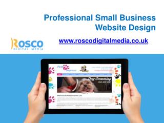Professional Small Business Website Design - www.roscodigitalmedia.co.uk