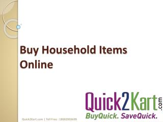 Buy Household Items Online