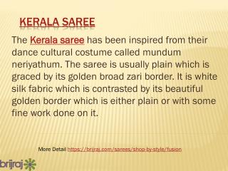 Kerala Saree