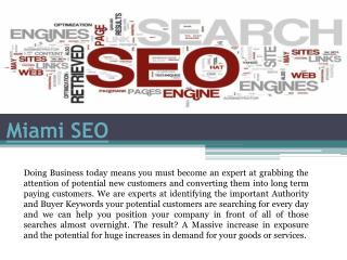 Best SEO Company Miami