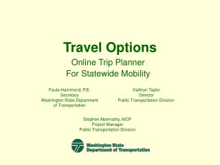 Travel Options