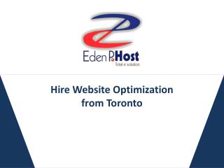 Hire Website Optimization from Toronto