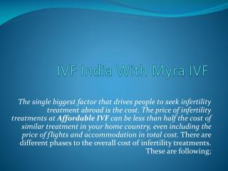 IVF India With Myra IVF