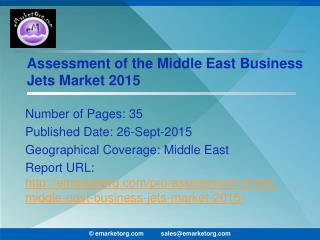 Middle East business jets industry scenario and future prospects to 2023